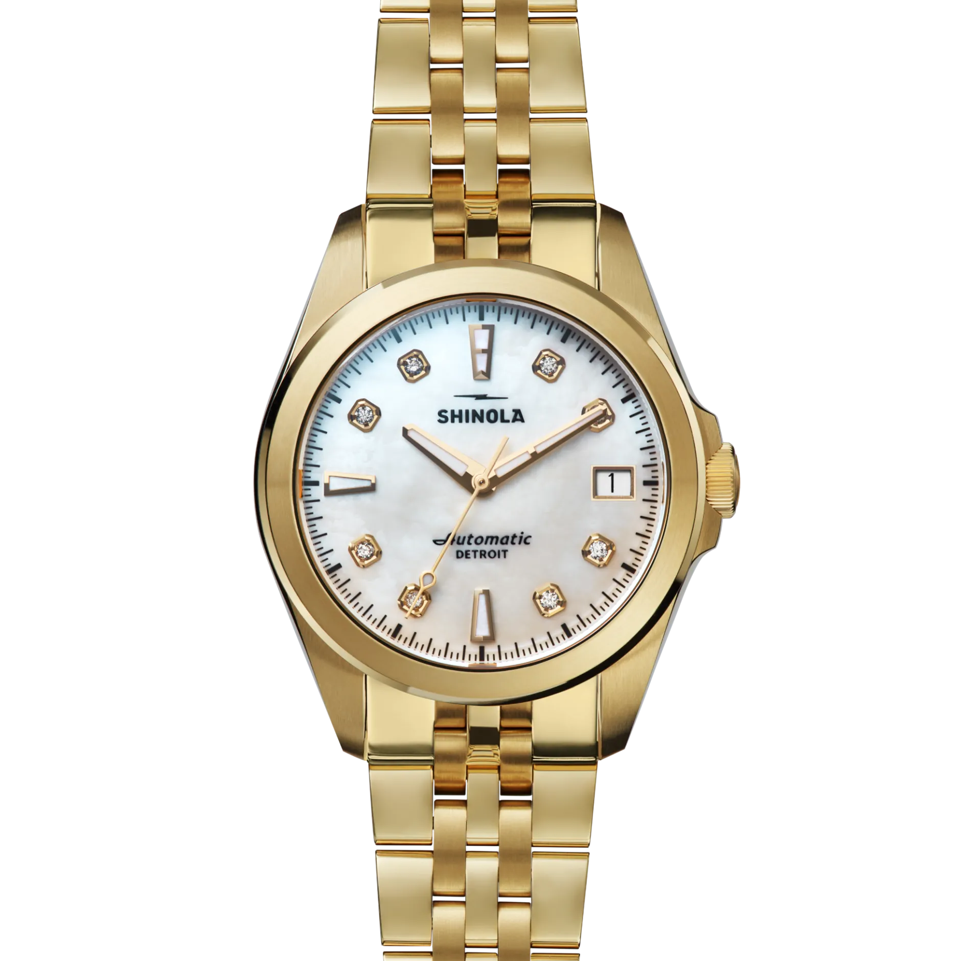 Outlet Shinola Circadian Monster Automatic Watch Diamond/Mother of Pearl