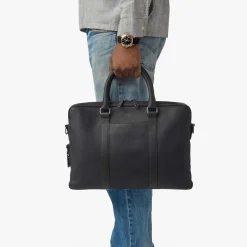 Hot Shinola Computer Briefcase Black