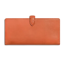 Outlet Shinola Continental Snap Wallet Rust