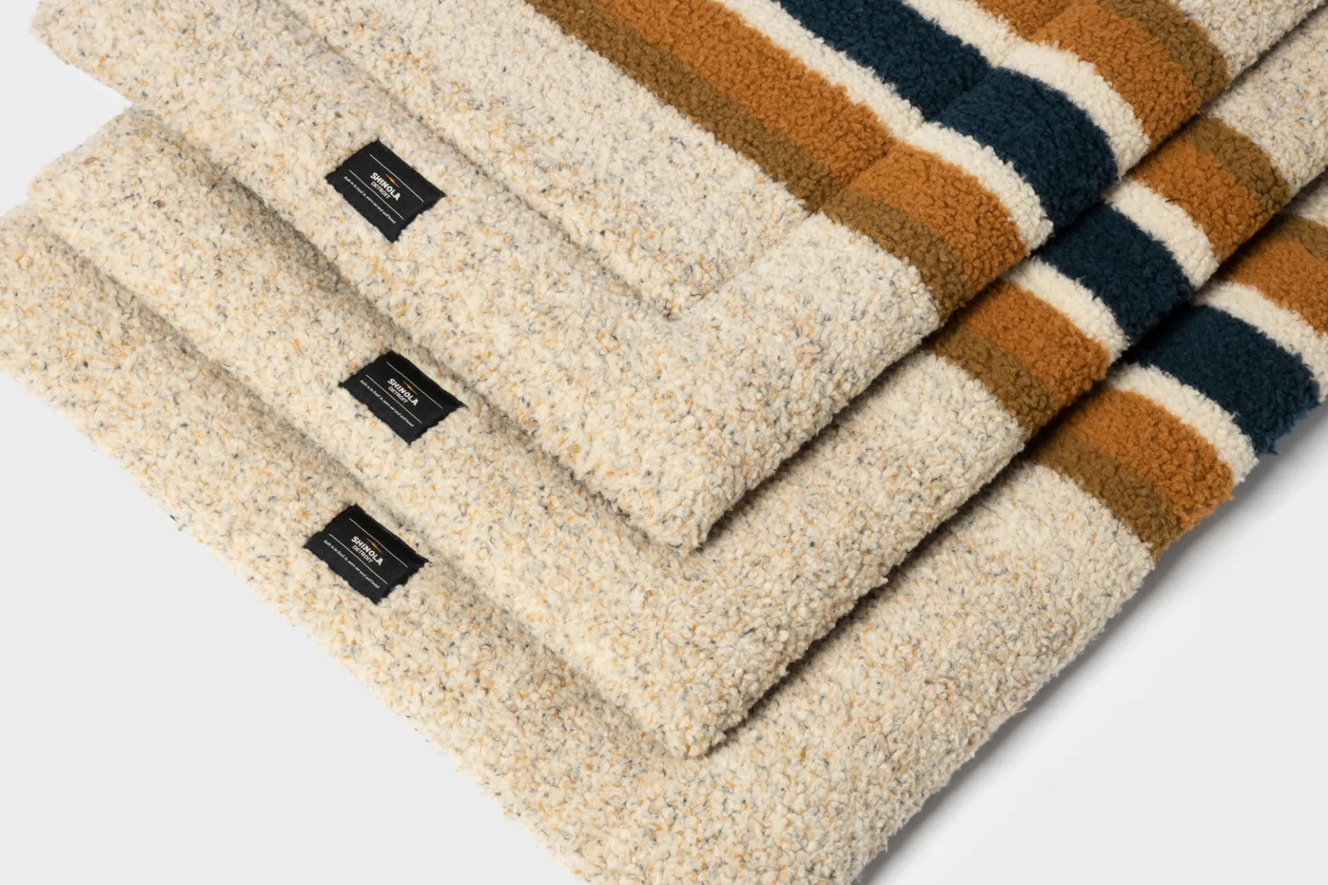 Discount Shinola Crate Comfort Mat Oat Stripe