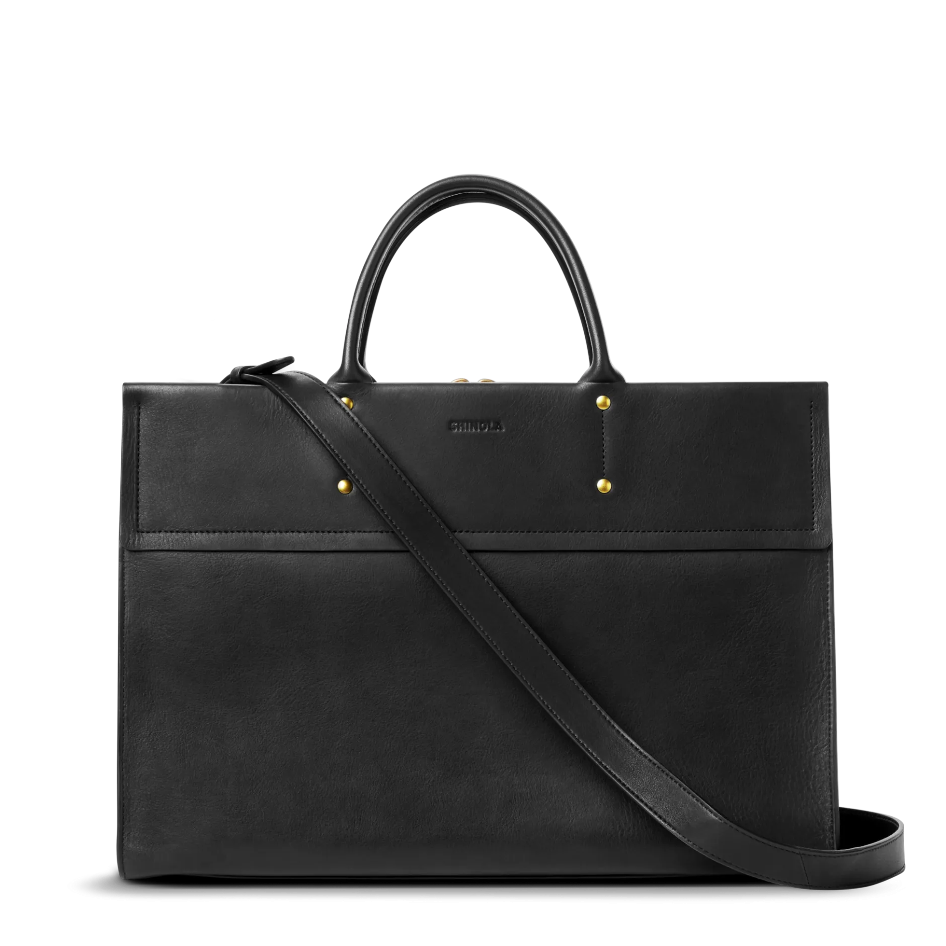 Clearance Shinola Day Satchel Black