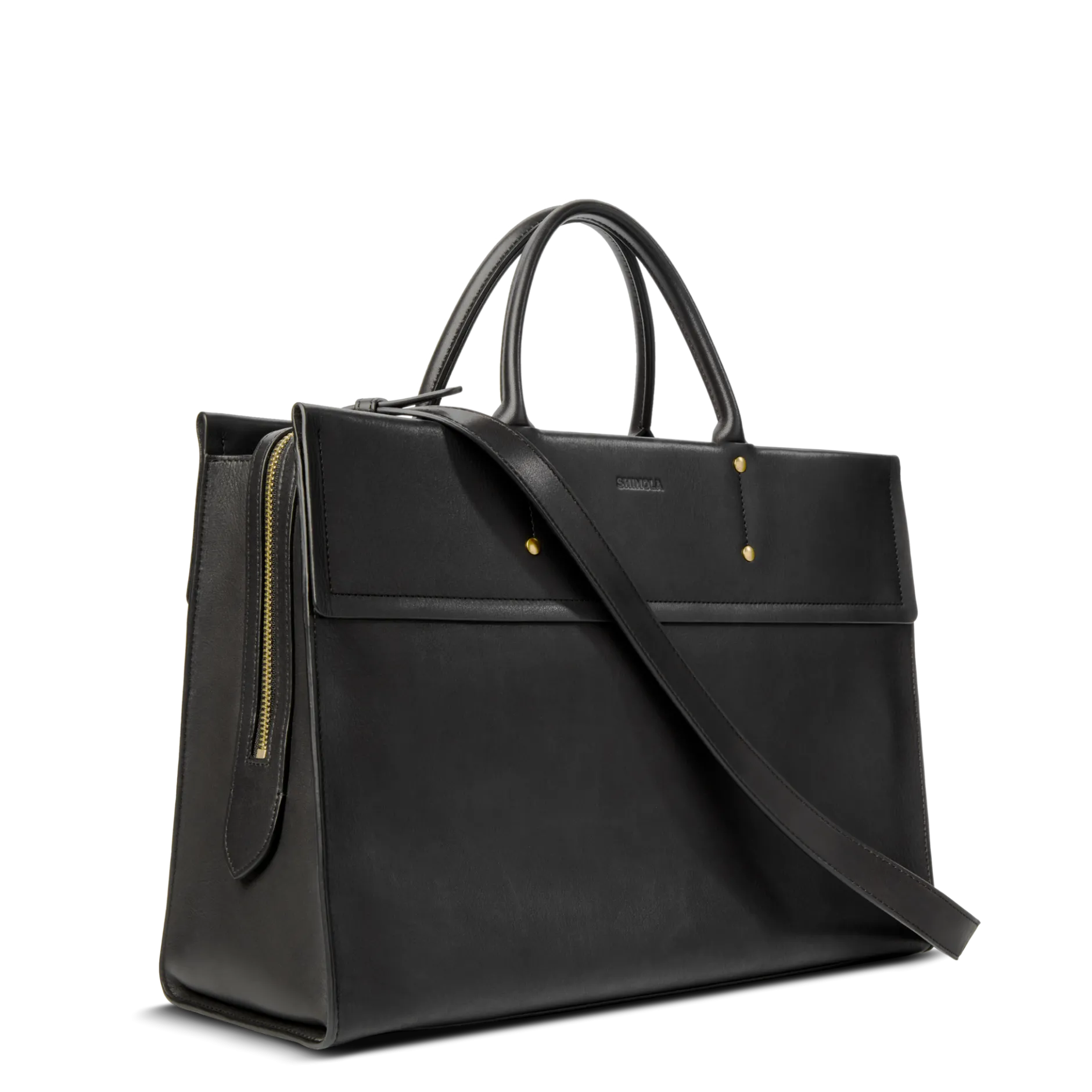 Clearance Shinola Day Satchel Black