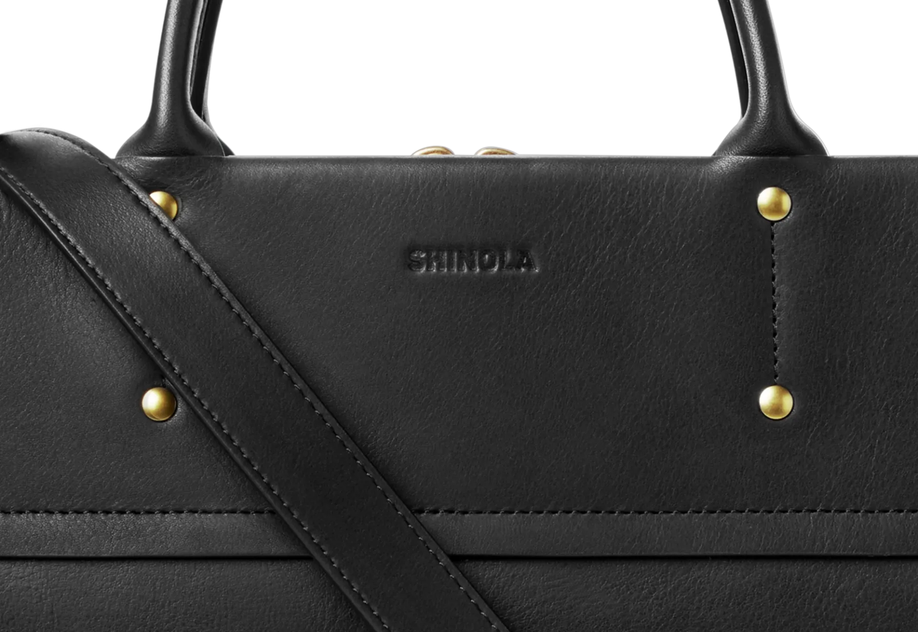 Clearance Shinola Day Satchel Black
