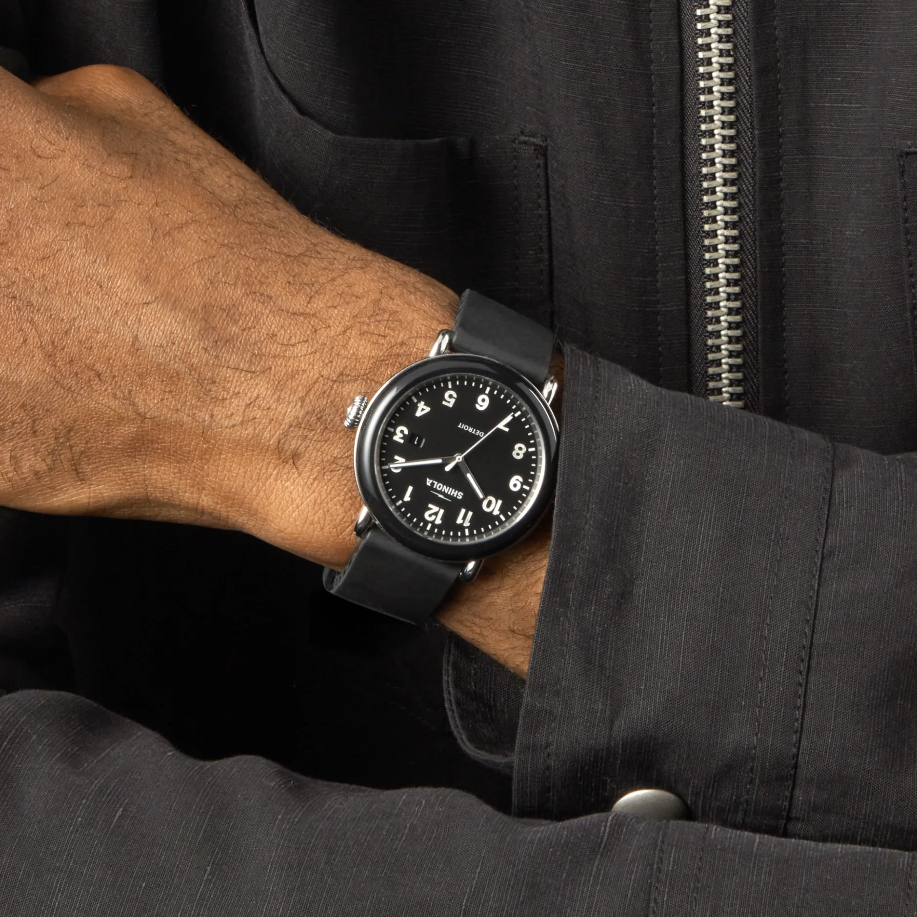 Outlet Shinola Detrola Watch Black