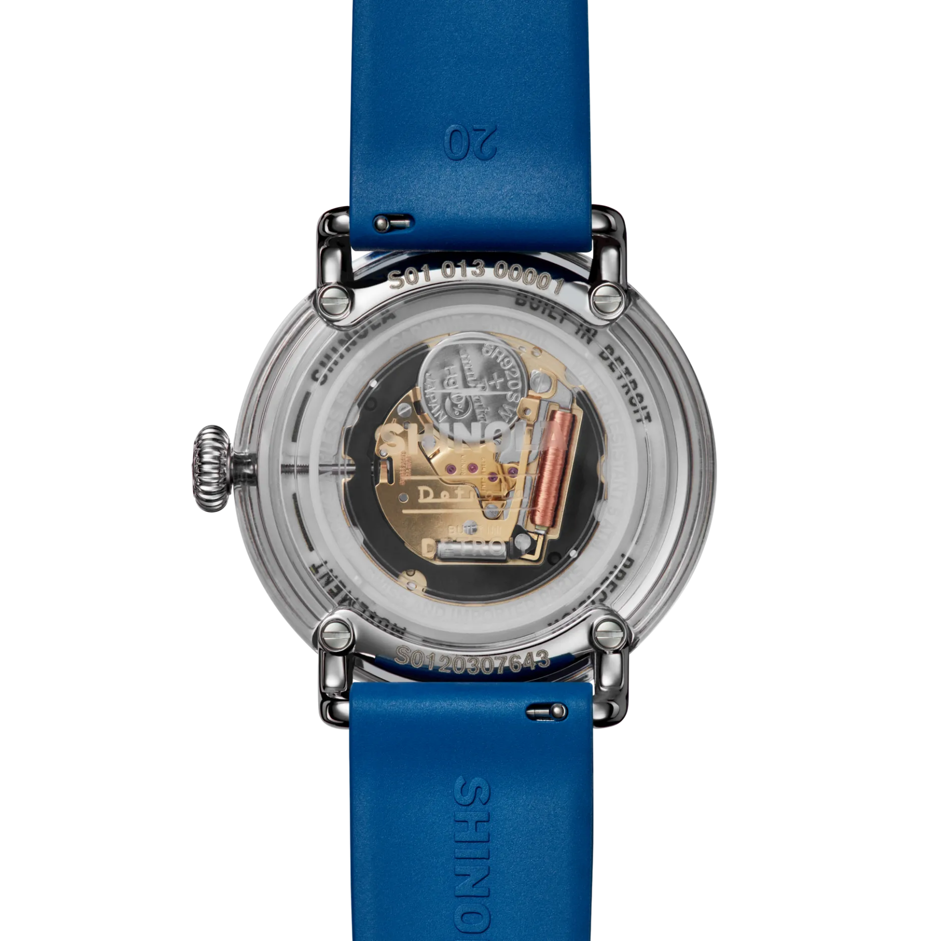 Shinola Detrola Watch Blue