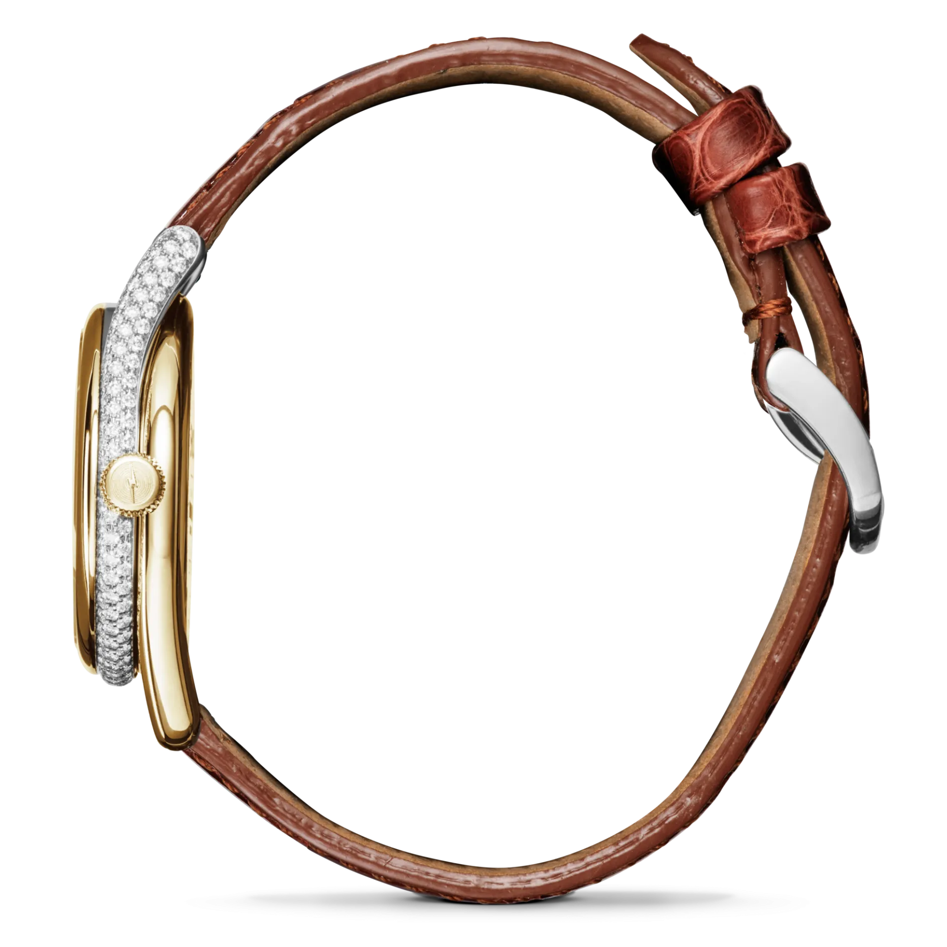 New Shinola Diamond Derby Watch Auburn Alligator