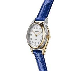 Hot Shinola Diamond Derby Watch Sapphire Alligator