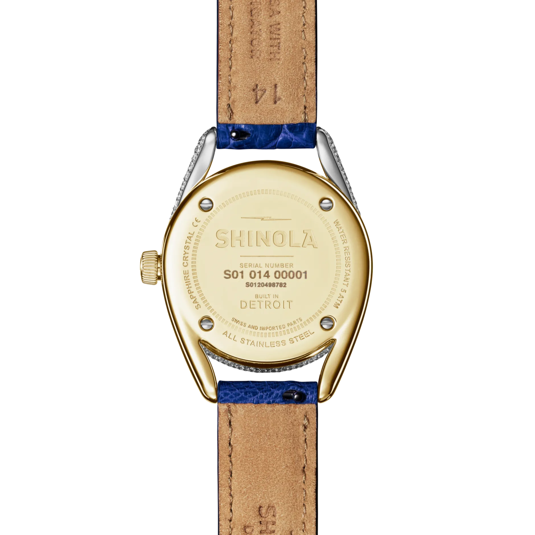 Hot Shinola Diamond Derby Watch Sapphire Alligator