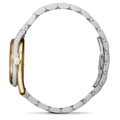 New Shinola Diamond Derby Watch Silver/Gold Bracelet
