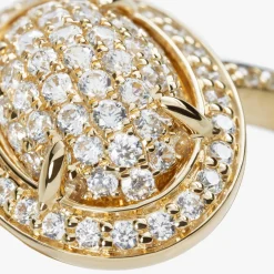 Clearance Shinola Diamond Pave Oval Ring