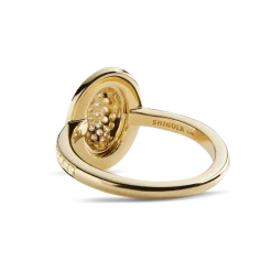 Clearance Shinola Diamond Pave Oval Ring