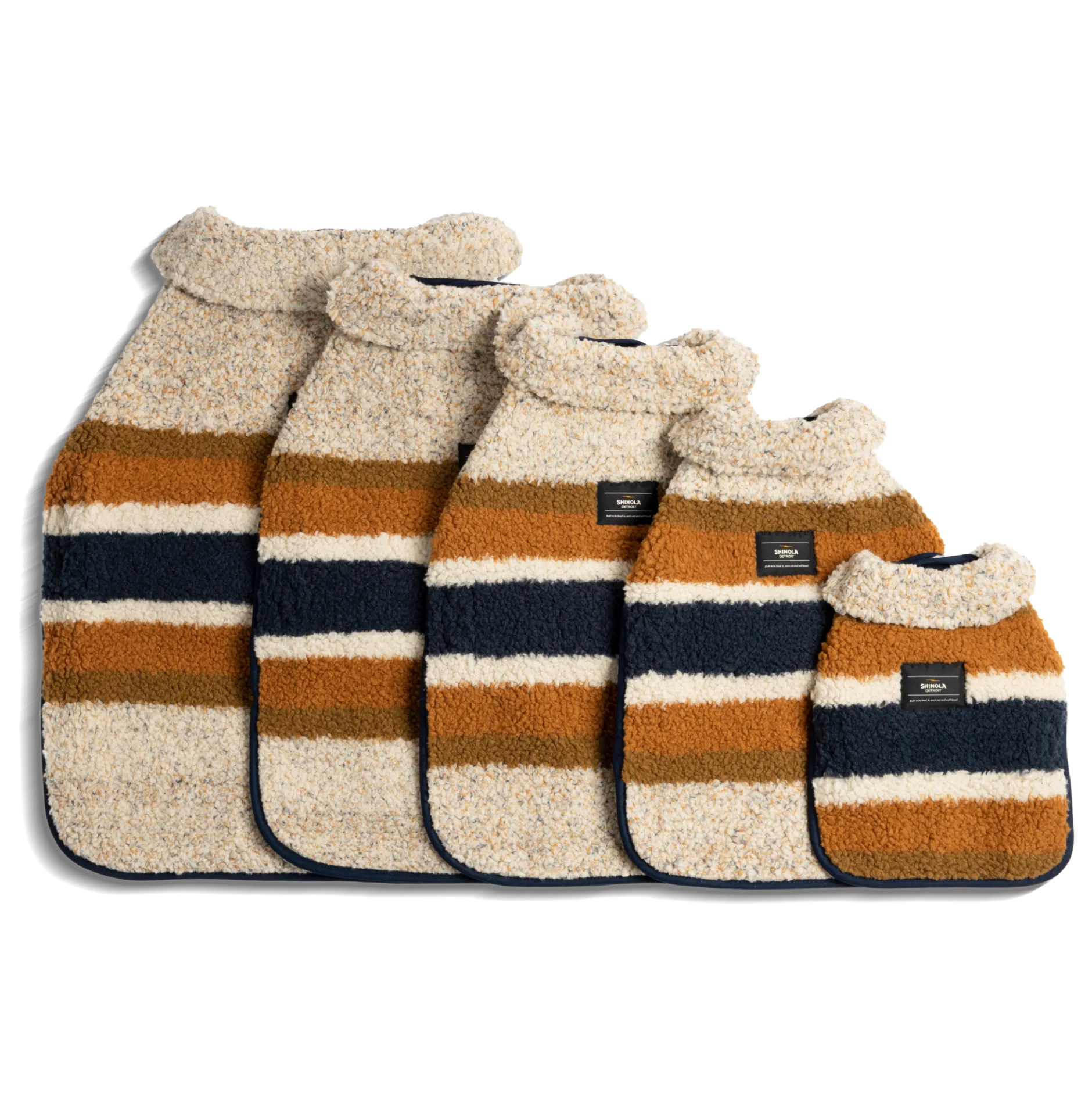 Sale Shinola Dog Coat Oat Stripe