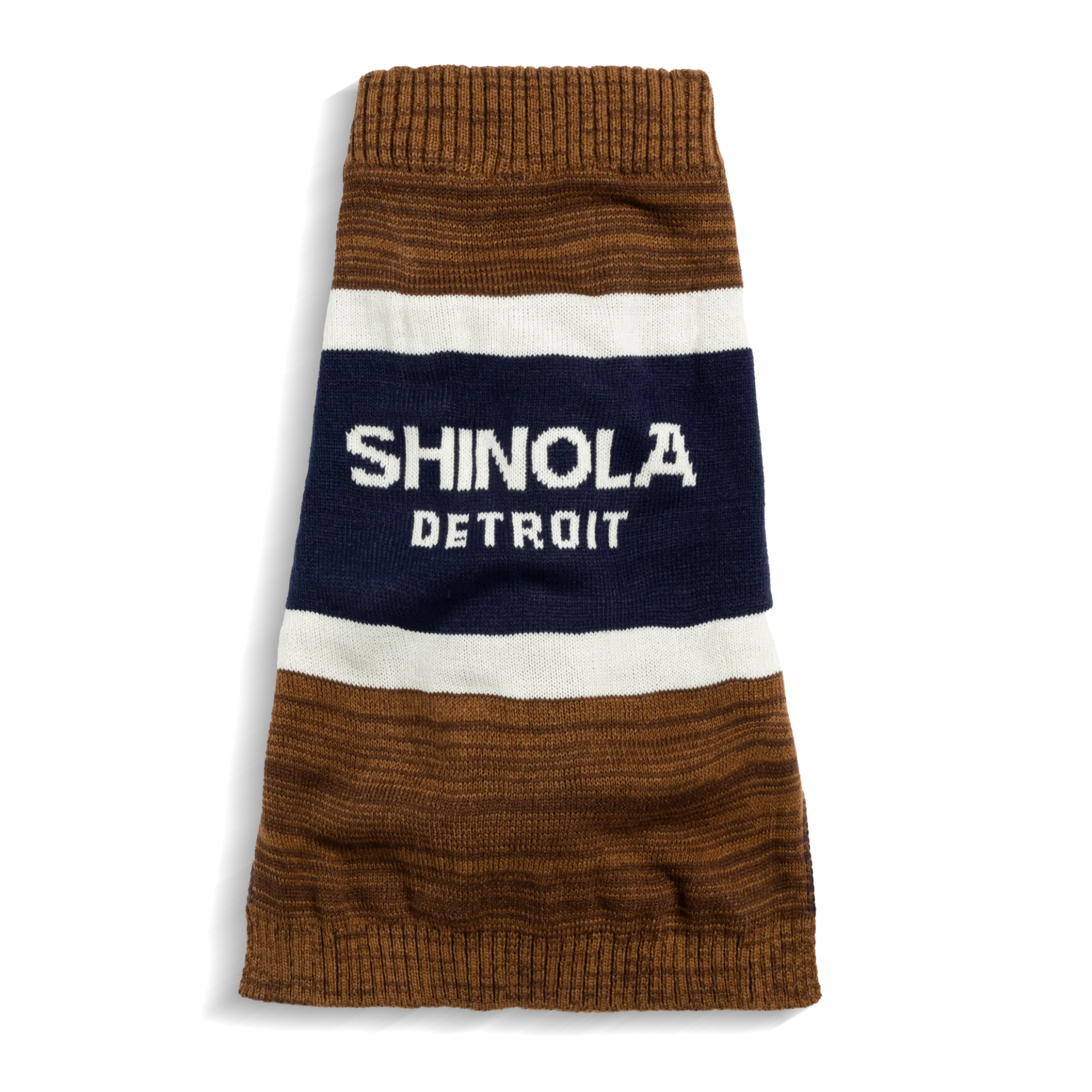 Discount Shinola Dog Sweater Brand Stripe / Tan