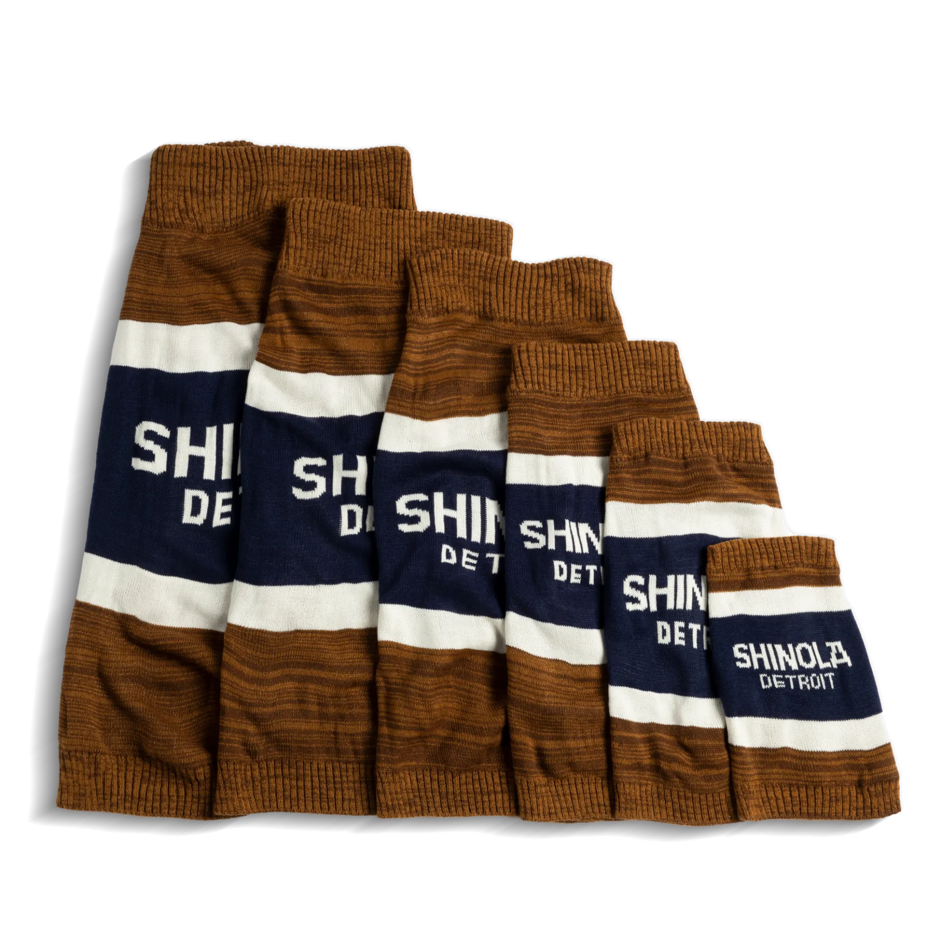 Discount Shinola Dog Sweater Brand Stripe / Tan