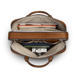 Best Shinola Double Zip Briefcase Medium-Brown