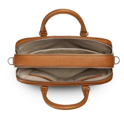 Clearance Shinola Double Zip Briefcase Tan