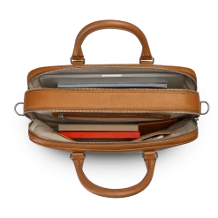 Clearance Shinola Double Zip Briefcase Tan