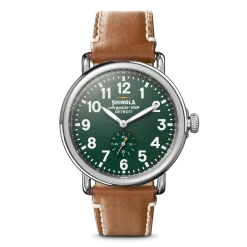 Hot Shinola Engravable Runwell Watch Green