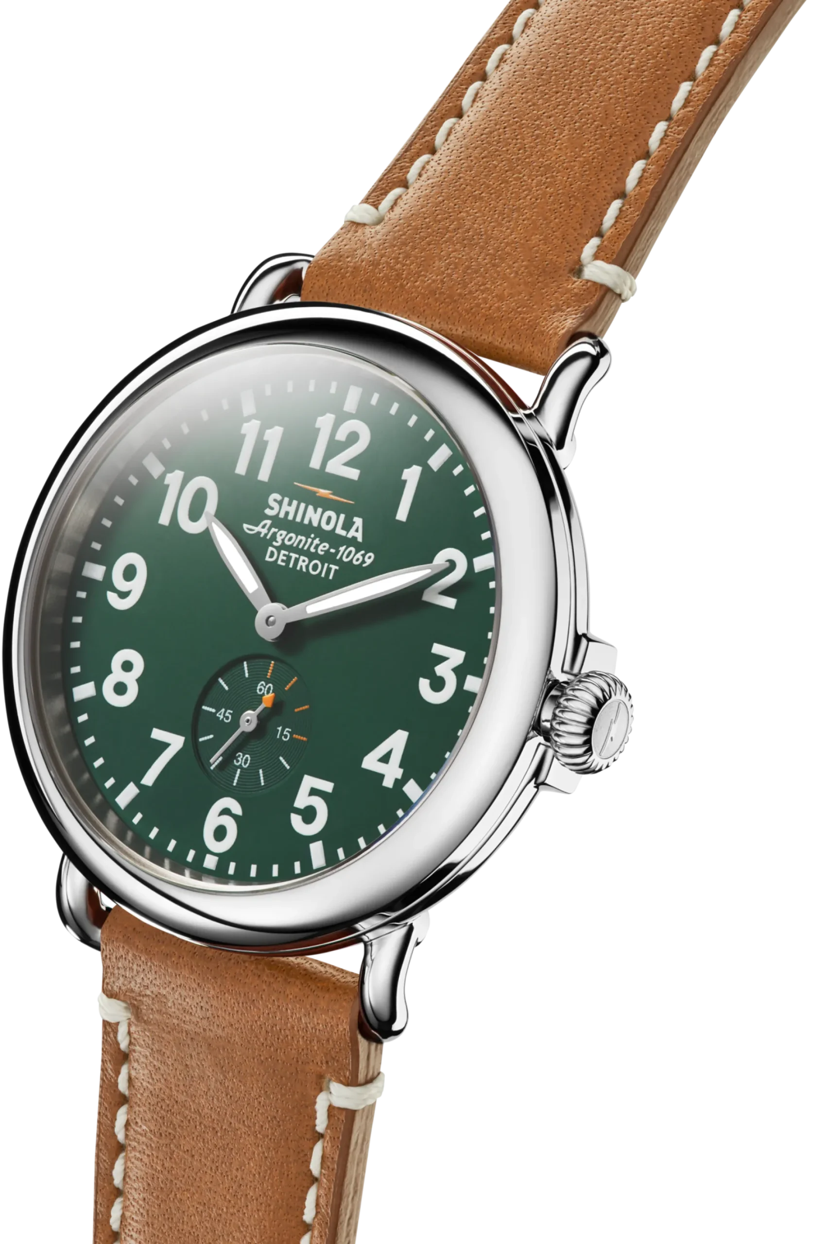 Hot Shinola Engravable Runwell Watch Green