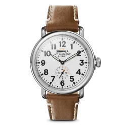 Discount Shinola Engravable Runwell Watch White