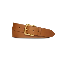 Outlet Shinola 1 1/2" Essential Belt Natural Leather Tan
