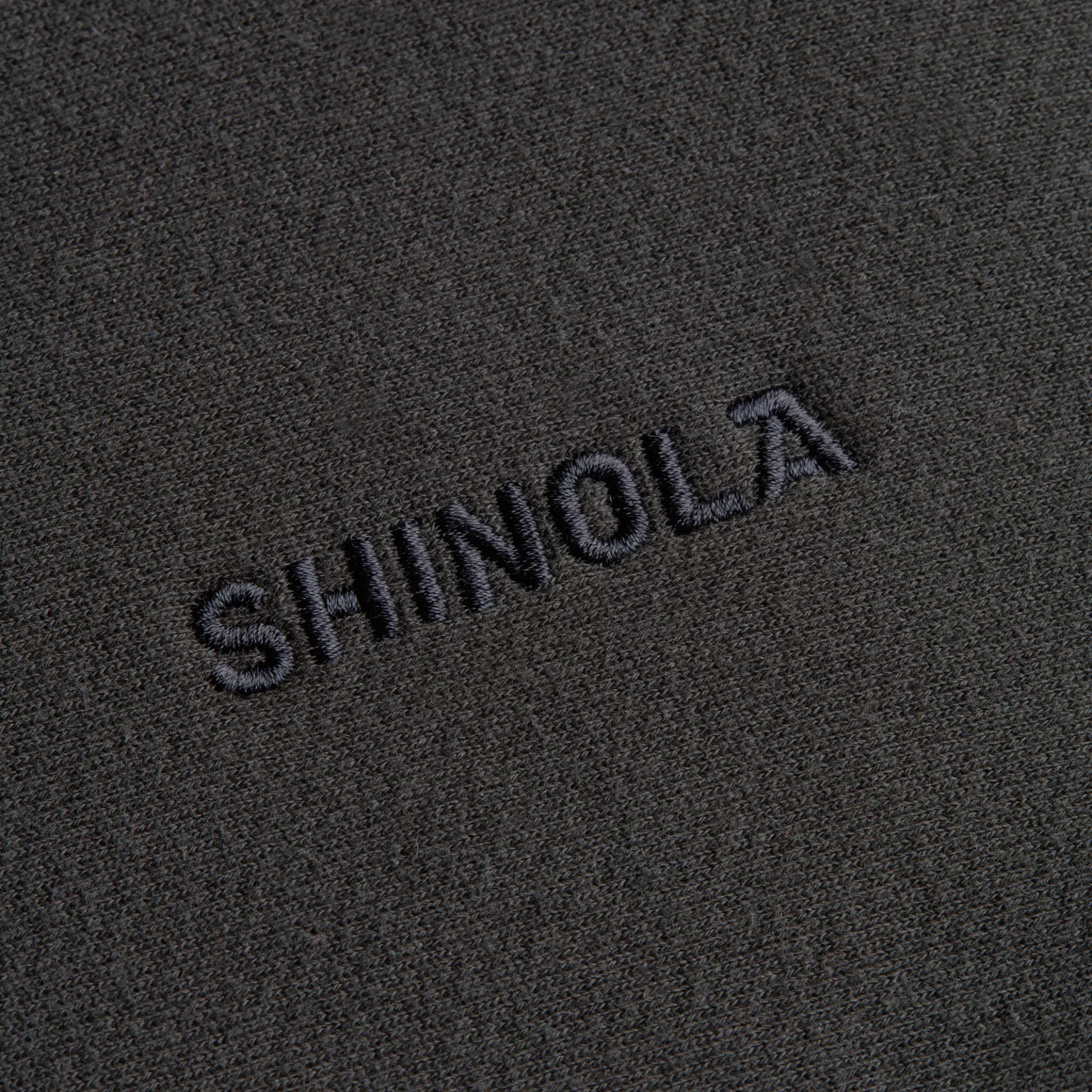 Clearance Shinola Fleece Logo Sweatshirt Vintage Black