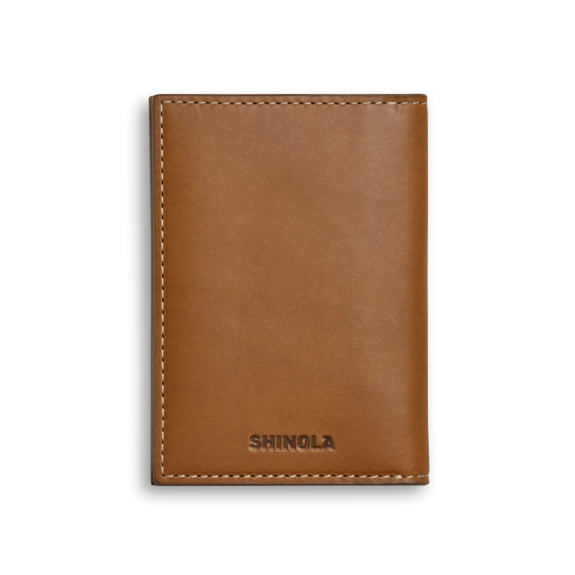 Outlet Shinola Folded Card Holder Wallet Tan