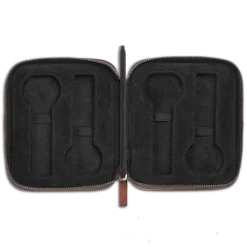 Best Shinola Four Watch Travel Case Medium Brown