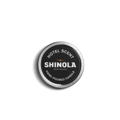 New Shinola Hand Poured 4oz Travel Candle Hotel