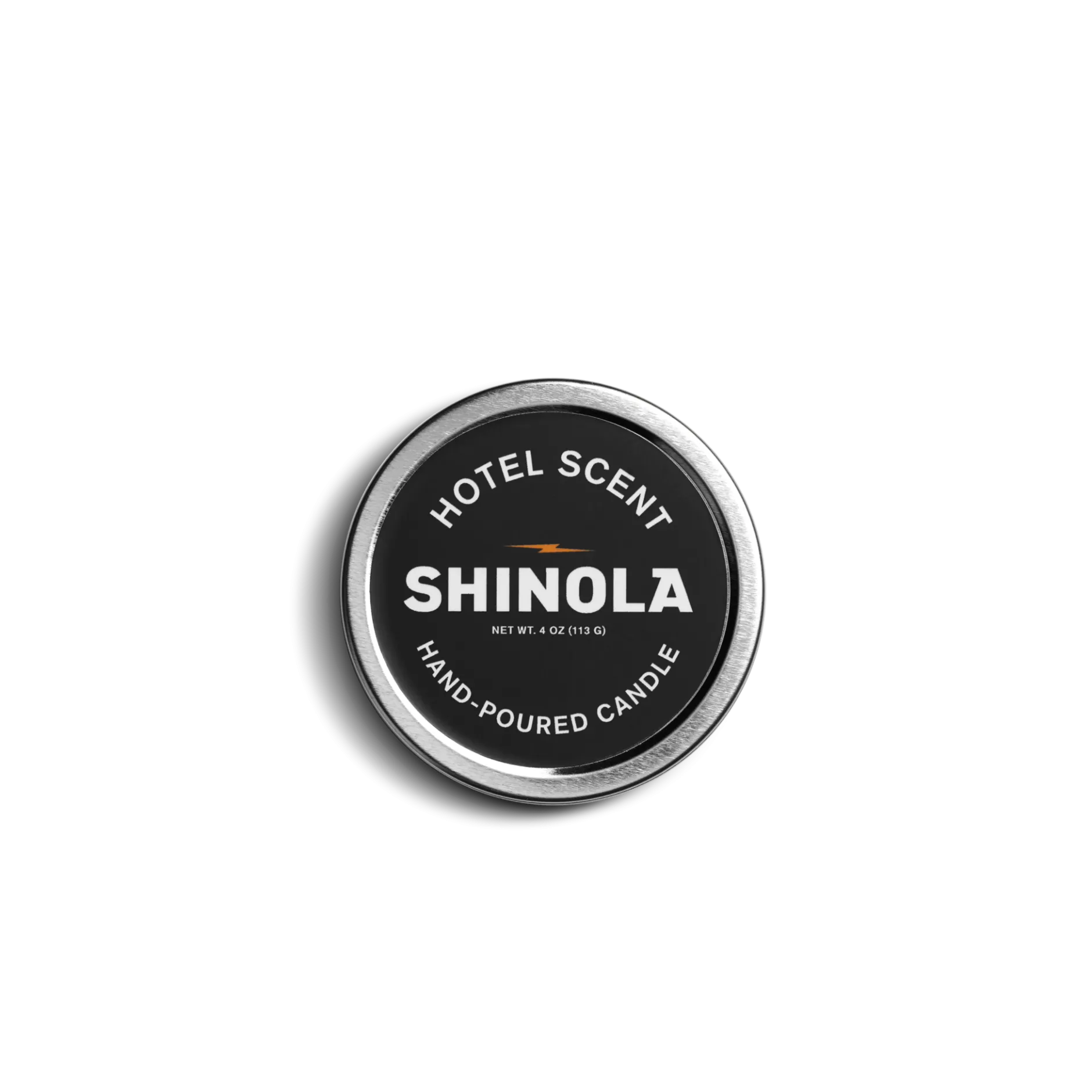 New Shinola Hand Poured 4oz Travel Candle Hotel