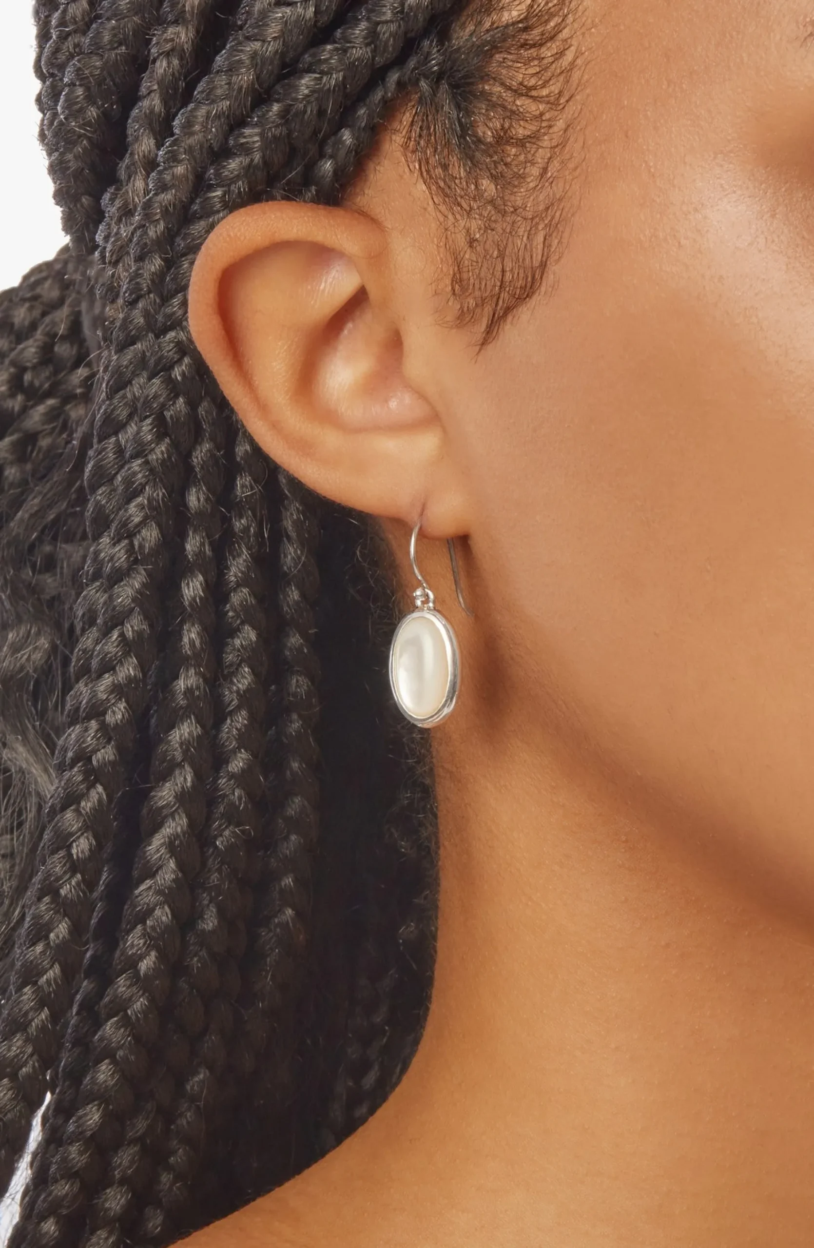 Clearance Shinola Heirloom Drop Earrings Mother of Pearl