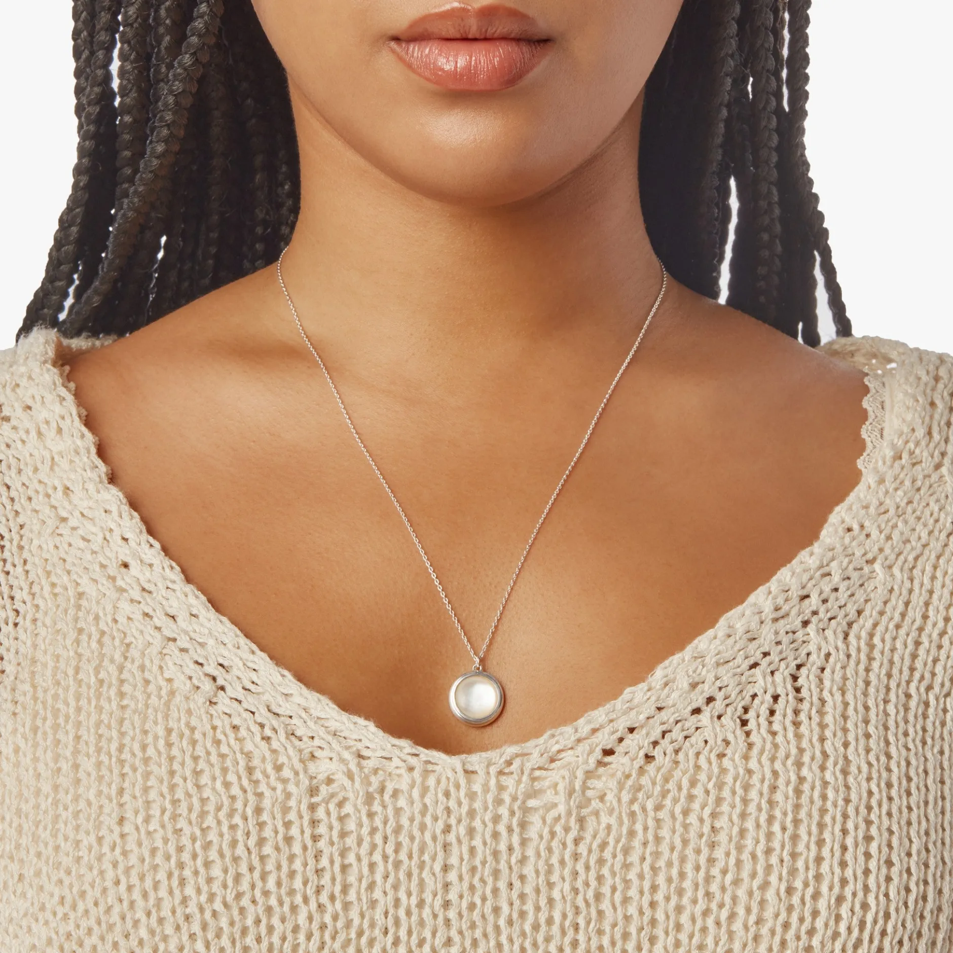 Online Shinola Heirloom Pendant Necklace Mother of Pearl