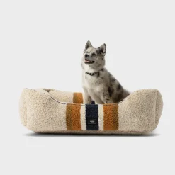 Hot Shinola Kuddle Dog Bed Oat Stripe