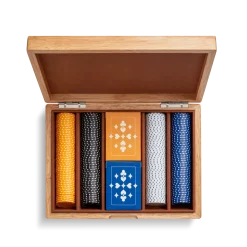 Sale Shinola Lacquered Wood Poker Set