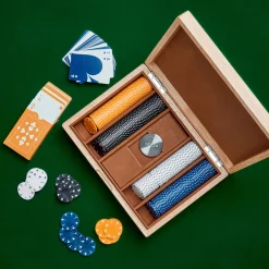 Sale Shinola Lacquered Wood Poker Set