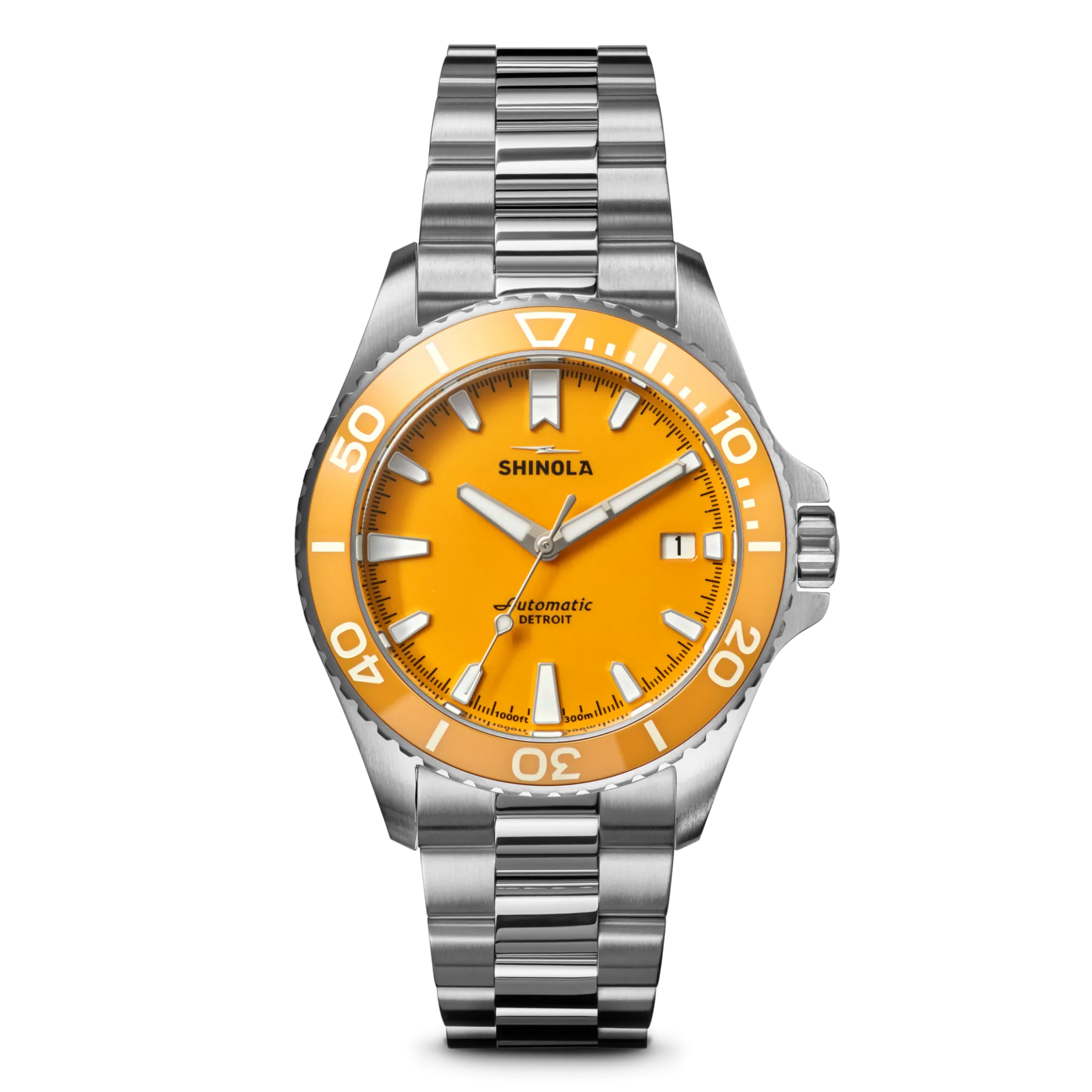 Clearance Shinola Monster Automatic Dive Watch Lake Huron