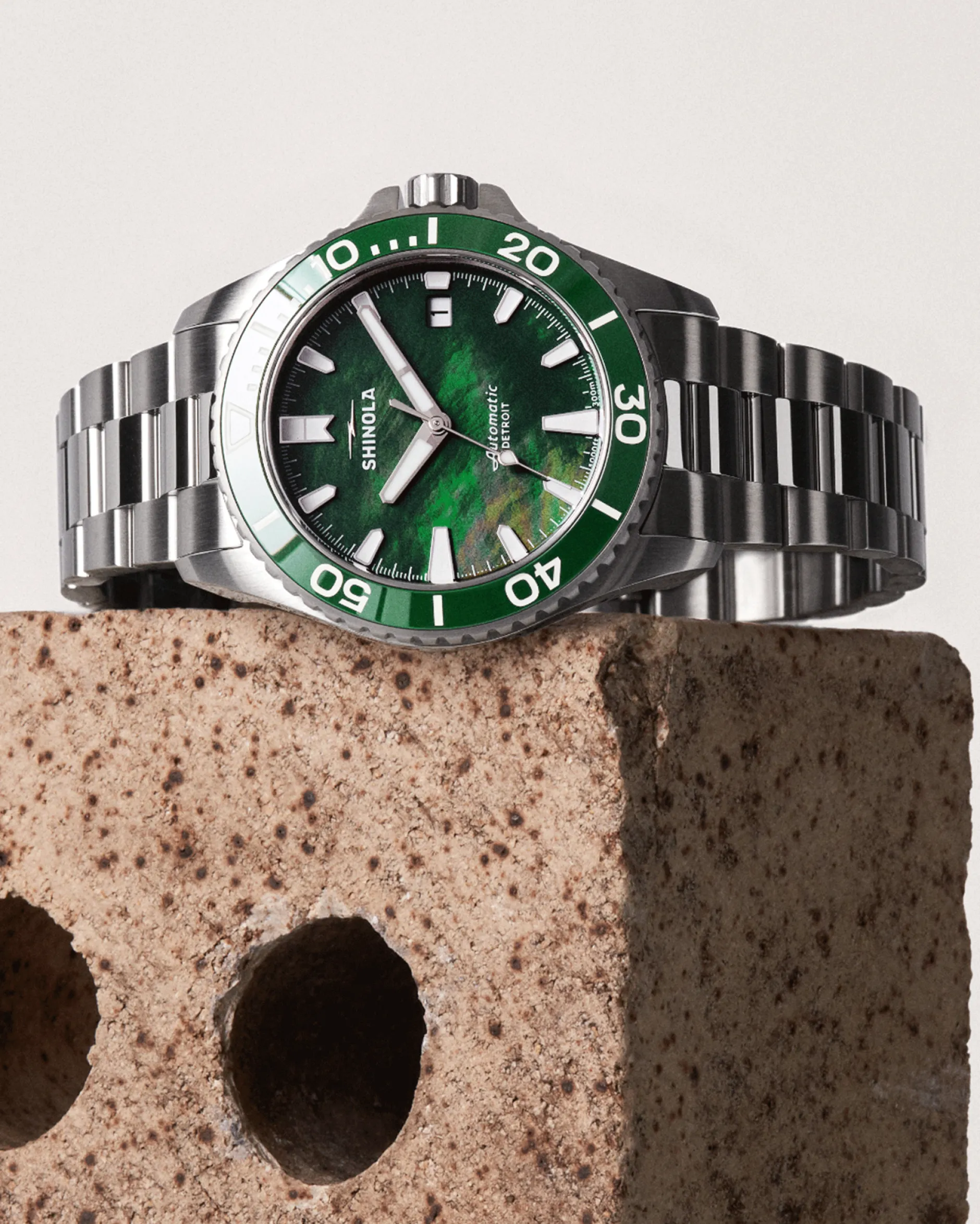 Clearance Shinola Monster Automatic Dive Watch Lake Ontario
