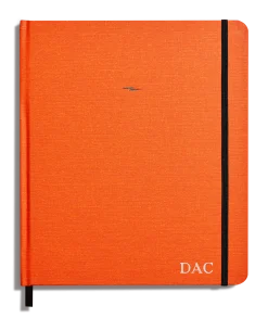 Hot Shinola Large Hard Plain Sketchbook Bold Orange