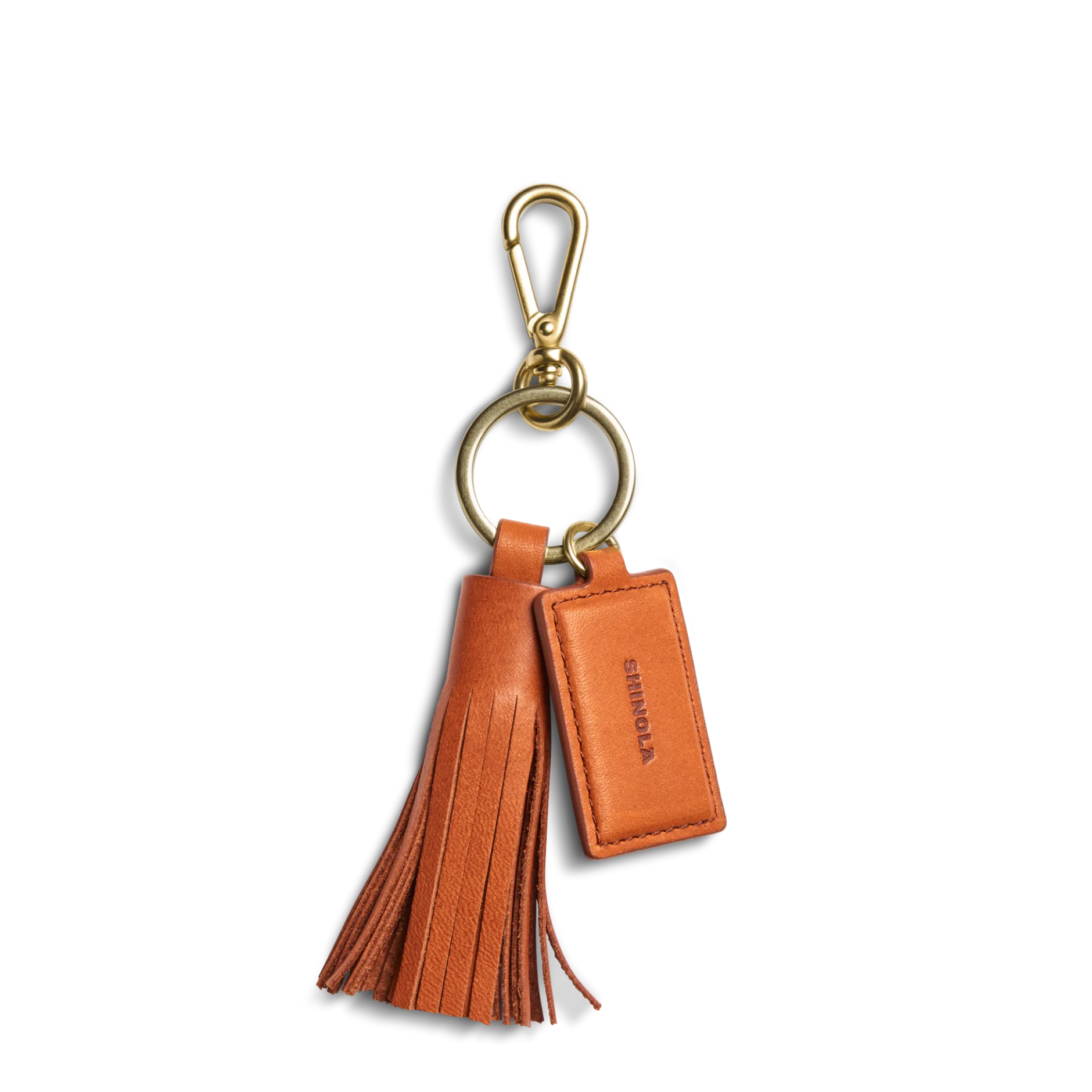 Best Shinola Leather Tassel Keychain Rust