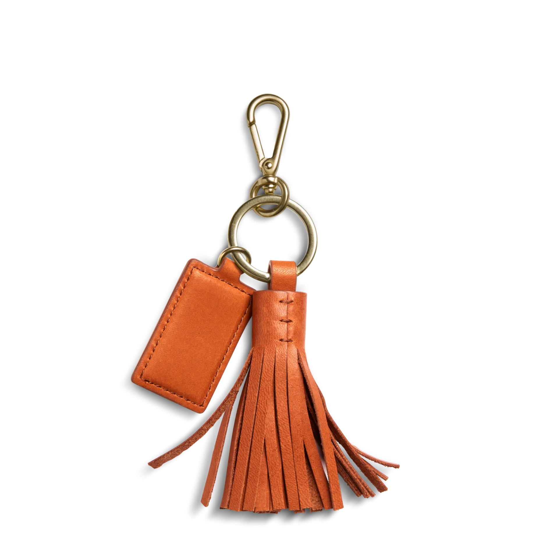 Best Shinola Leather Tassel Keychain Rust