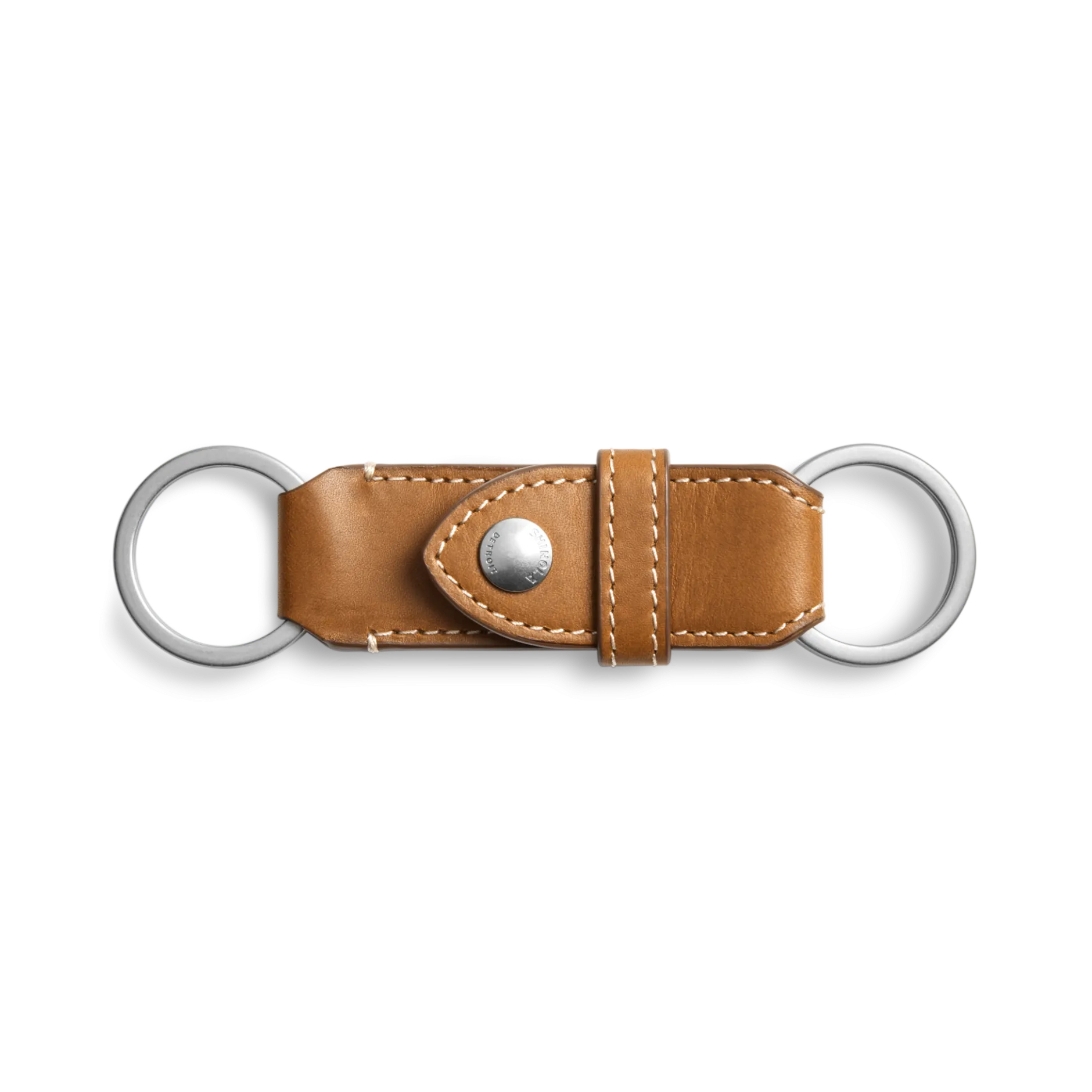 Clearance Shinola Leather Valet Key Fob Tan