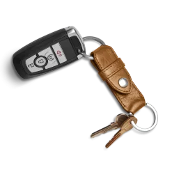 Discount Shinola Leather Valet Key Fob Tan/Tan