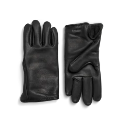 Hot Shinola Lined Leather Gloves Black