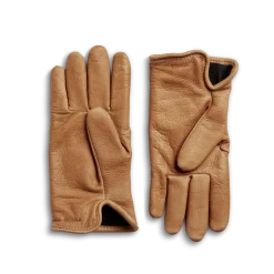 Shinola Lined Leather Gloves Tan