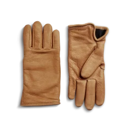 Shinola Lined Leather Gloves Tan