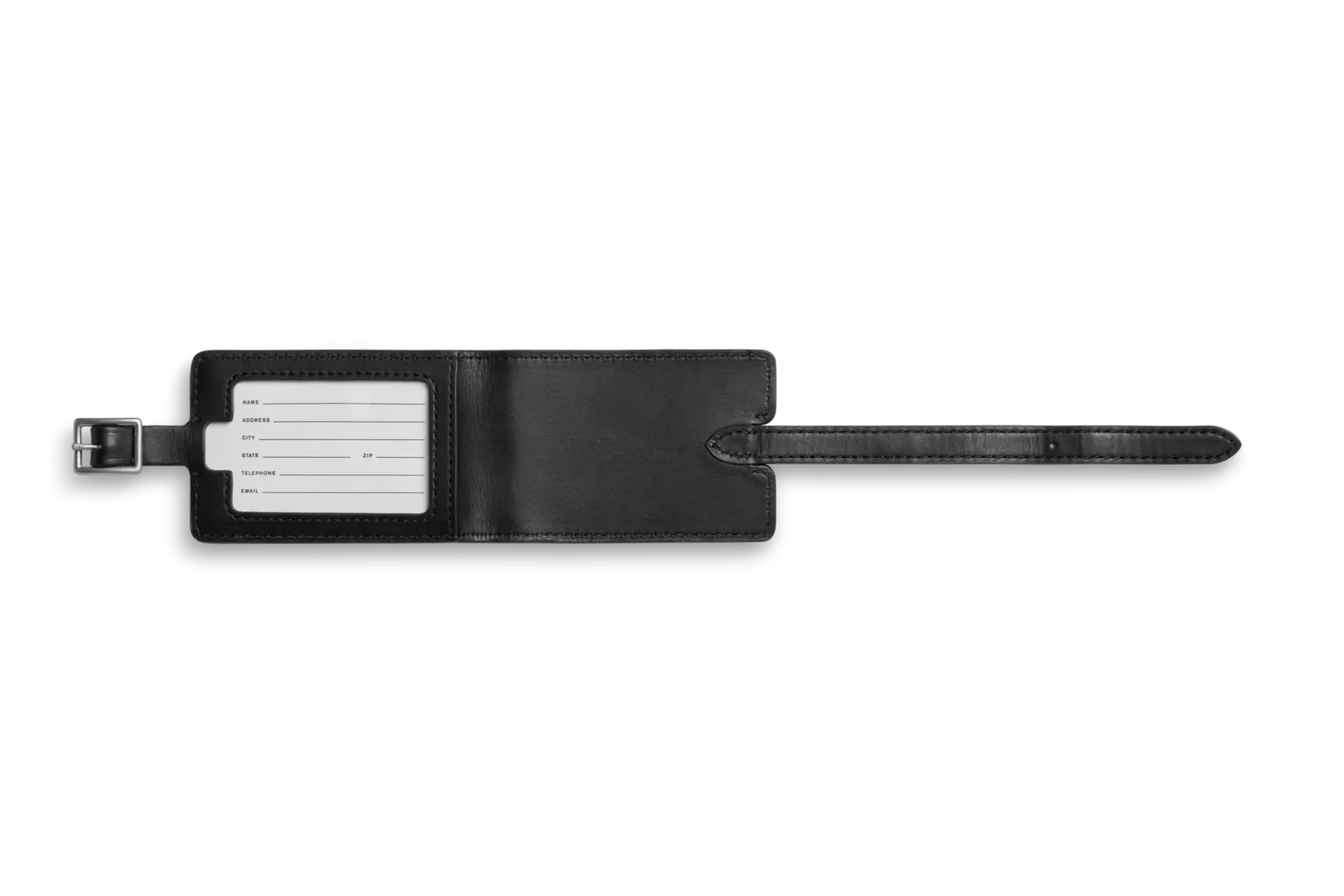 Shinola Luggage Tag Black