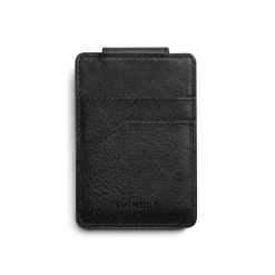 Online Shinola Magnetic Money Clip Card Holder Black