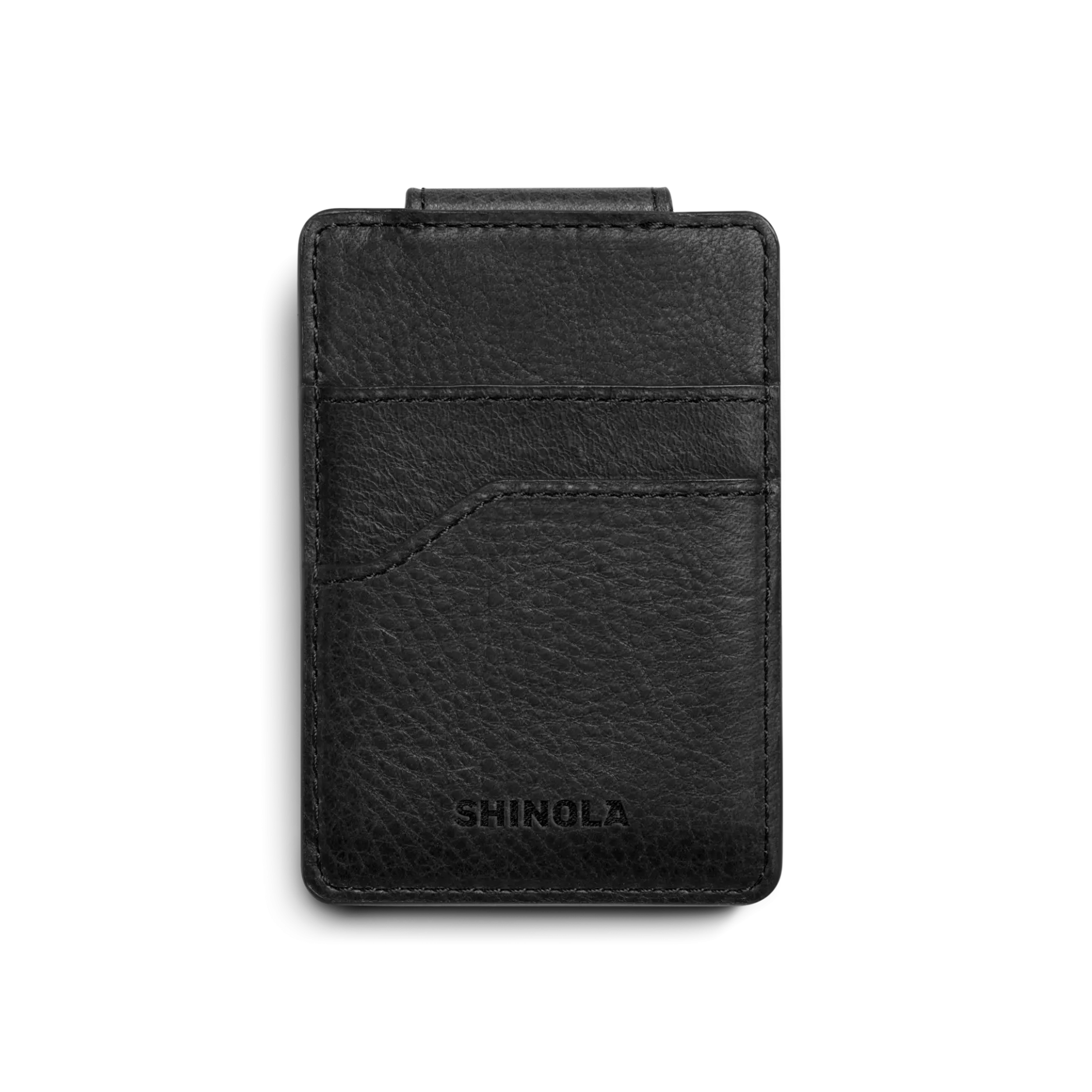 Online Shinola Magnetic Money Clip Card Holder Black