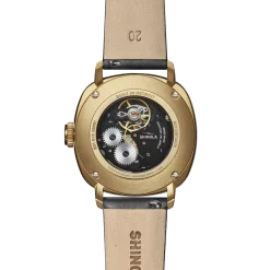 Sale Shinola Mechanic Watch Black/Gold