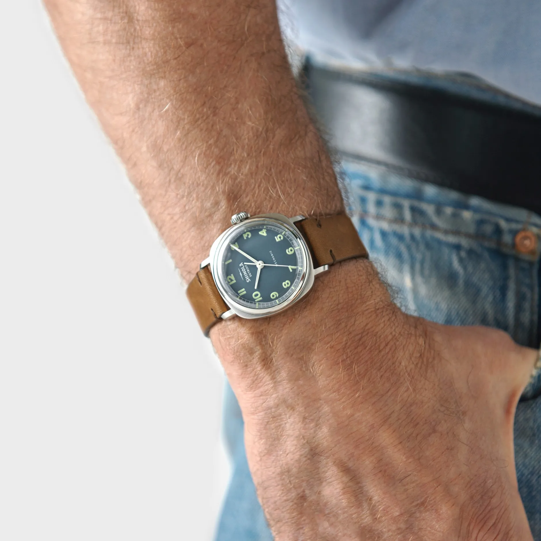 Best Shinola Mechanic Watch Steel Blue